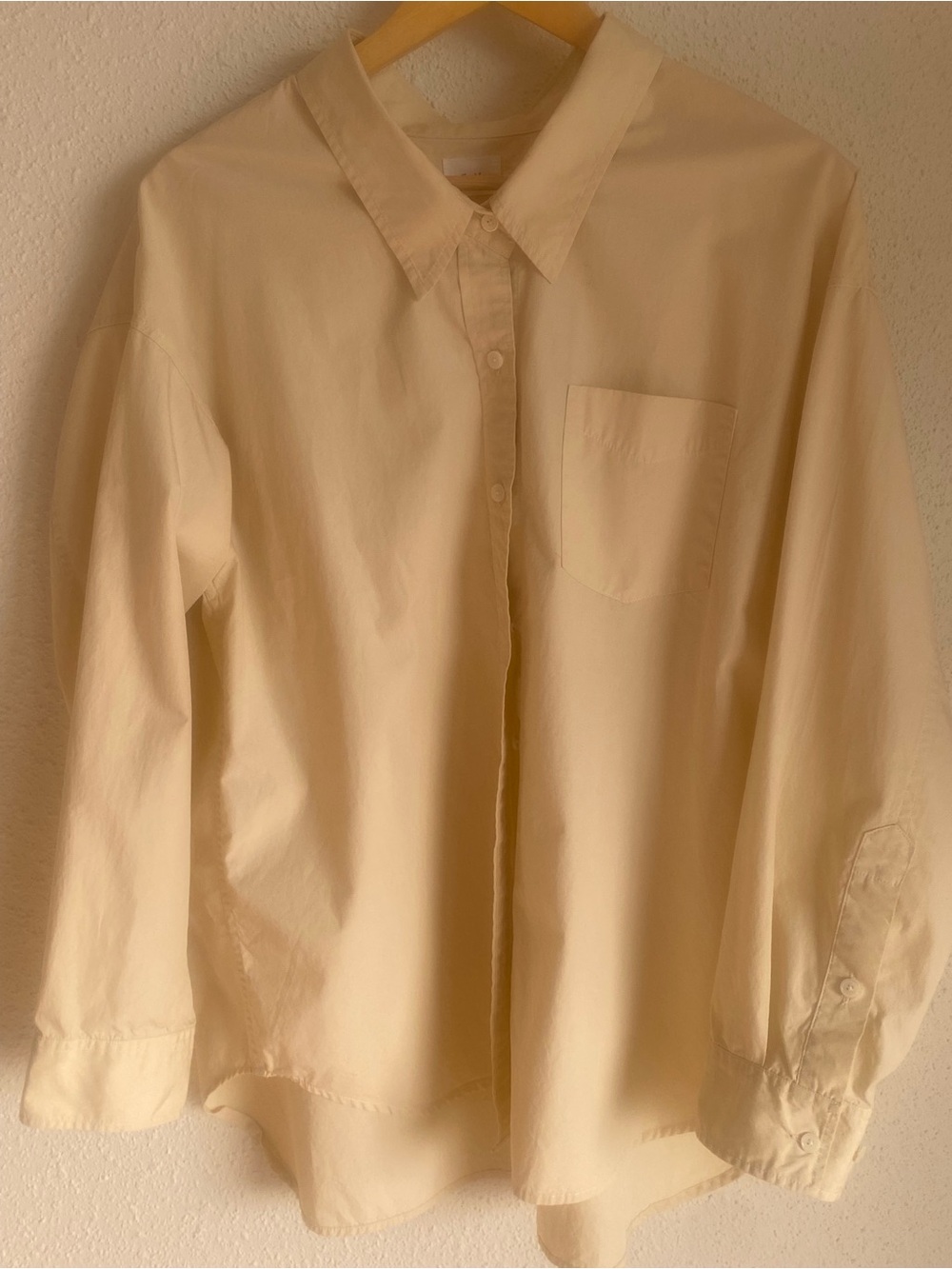 Wilfred Free Boyfriend Cotton Button Down Shirt Medium